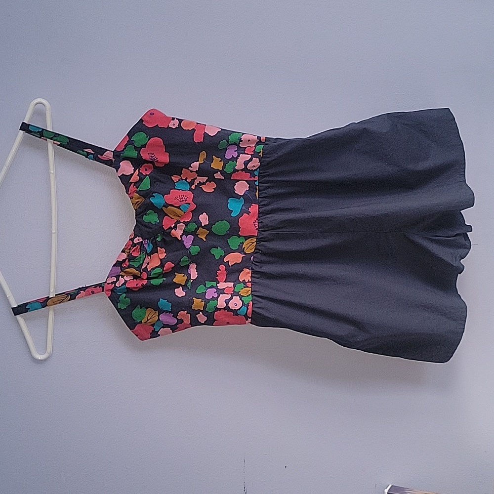 Anthropologie Eloise Floral Romper With Pockets